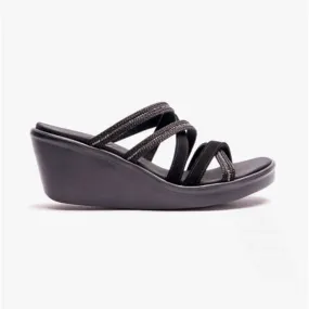 119606 RUMBLE ON - CLASSY WAY Ladies Sandals Black