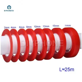 Acrylic PET Red Film Clear Double Sided Tape for Phone Screen Repair