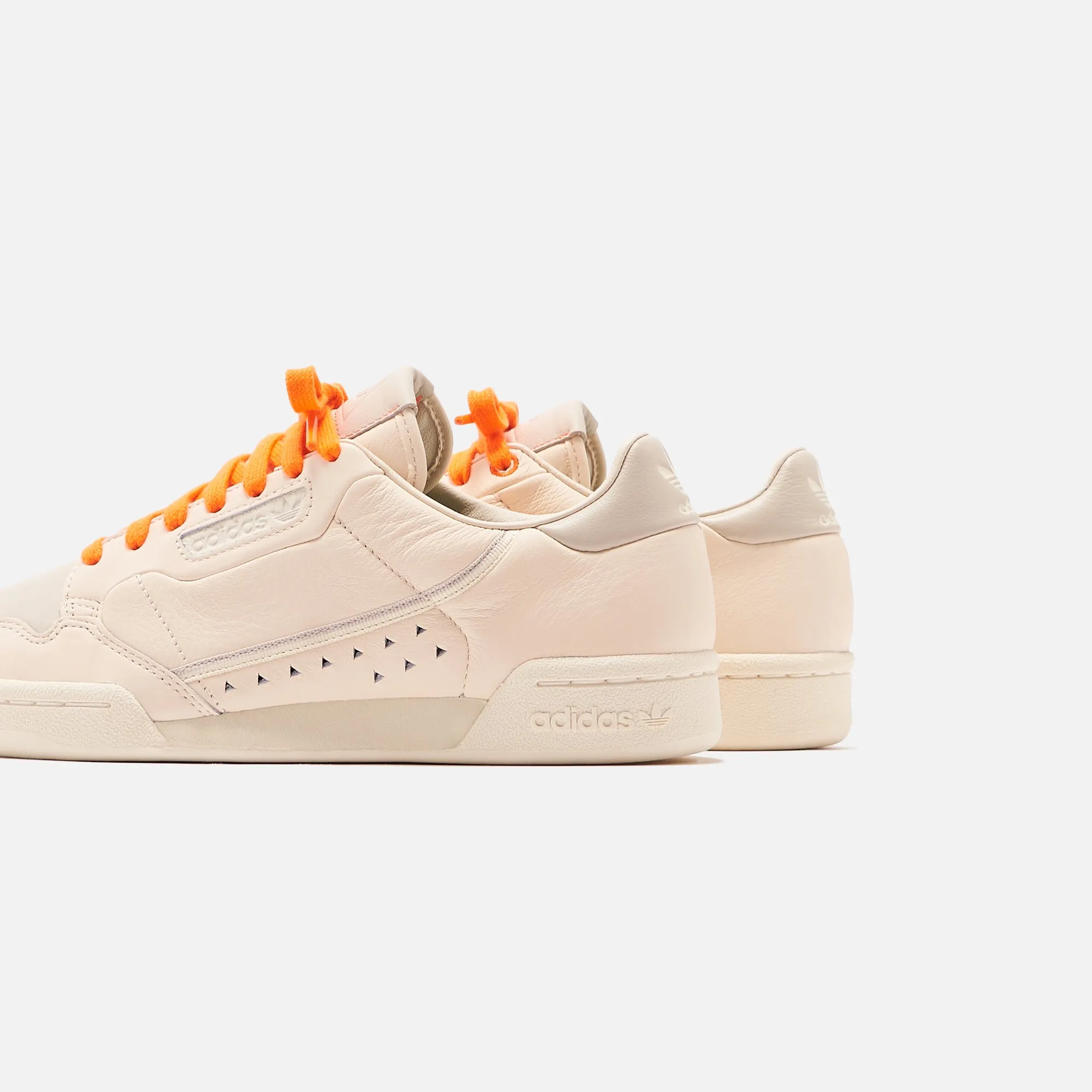 adidas Consortium x Pharrell Williams Continental 80 - Ecru Tint / Cream White / Clear Brown