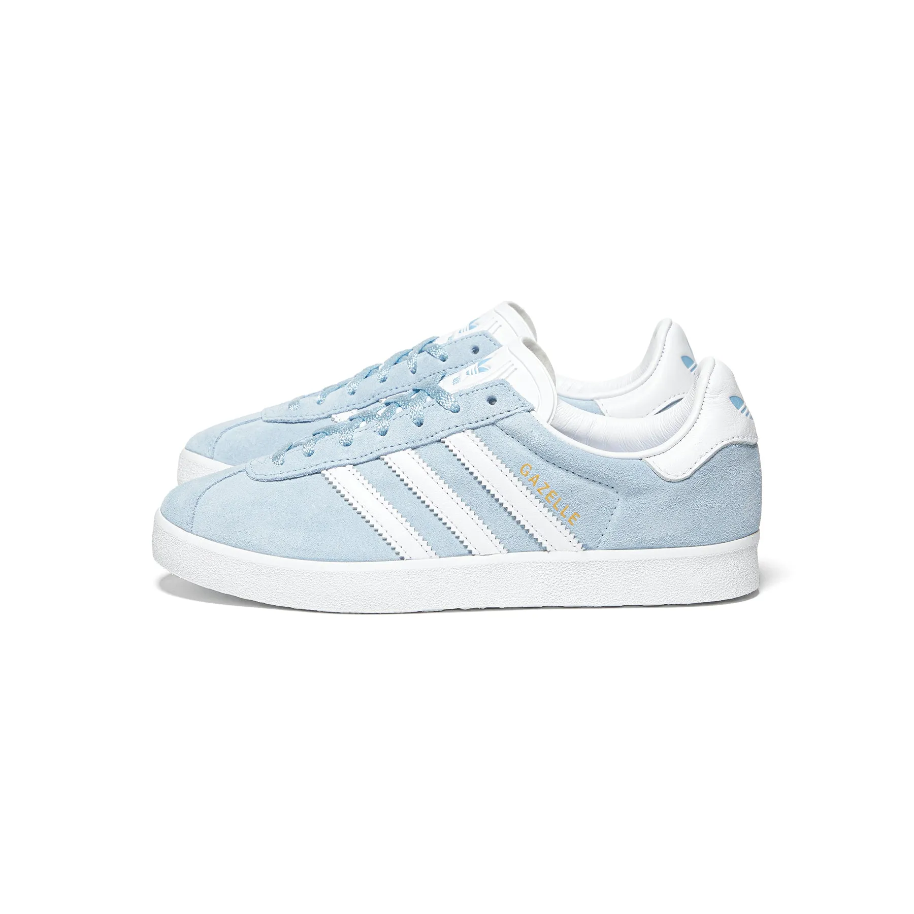 adidas Gazelle 85 (Clear Sky/Cloud White/Gold Metallic)