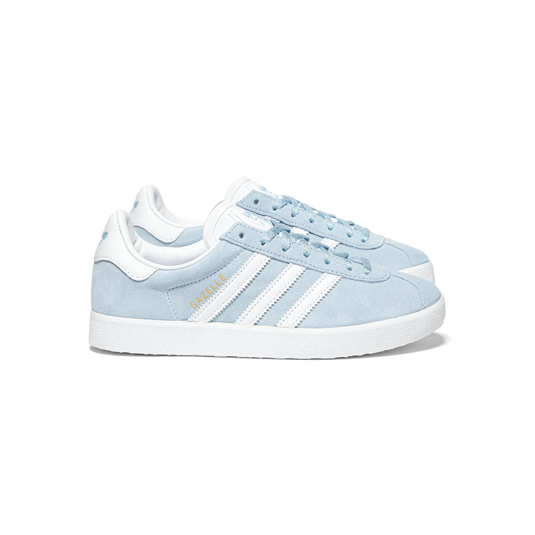 adidas Gazelle 85 (Clear Sky/Cloud White/Gold Metallic)