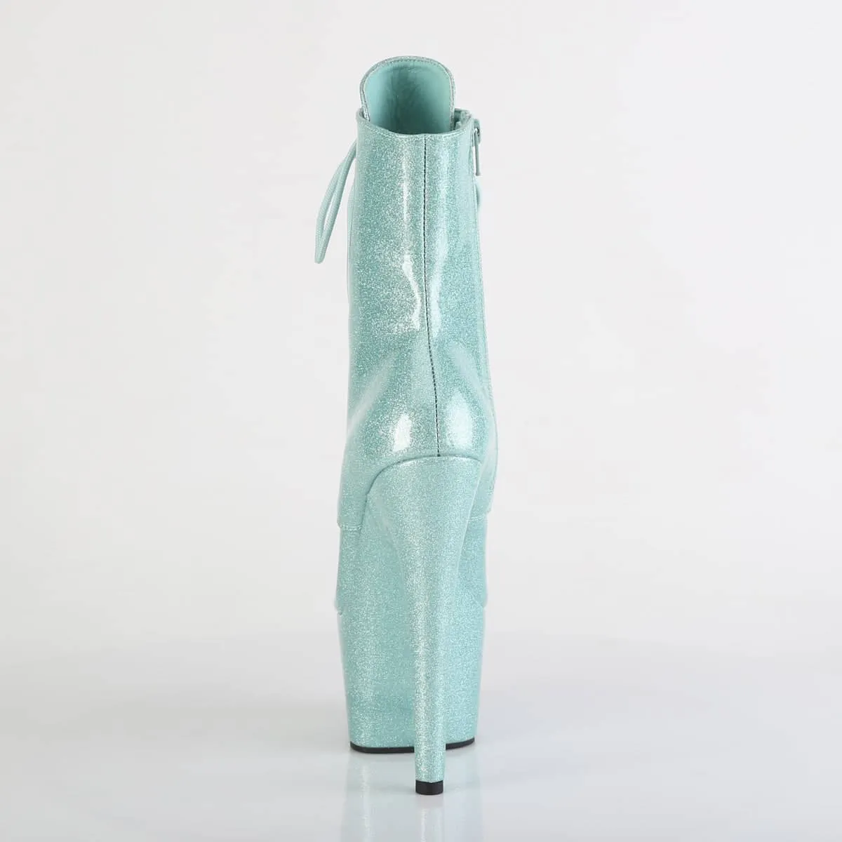 ADORE-1020GP Mint Green Glitter Calf High Boots