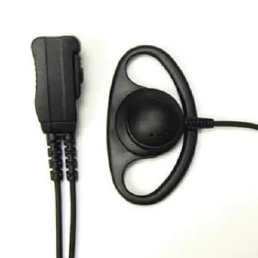 Airwaves Police D-Shaped Earpiece - PTT & Mic - Sepura