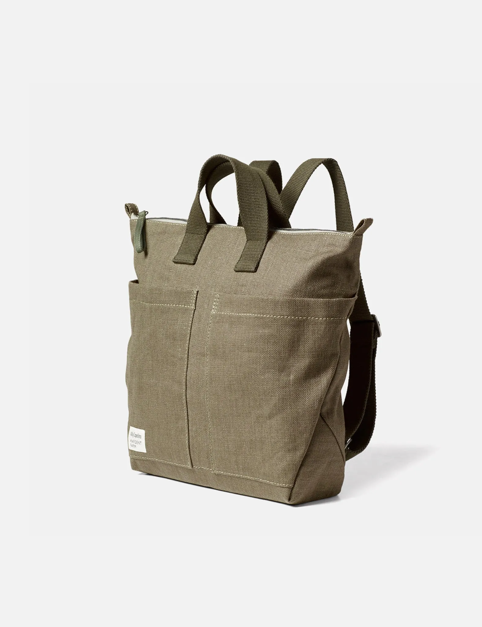 Ally Capellino Margent Farm Hemp Rucksack - Khaki Brown