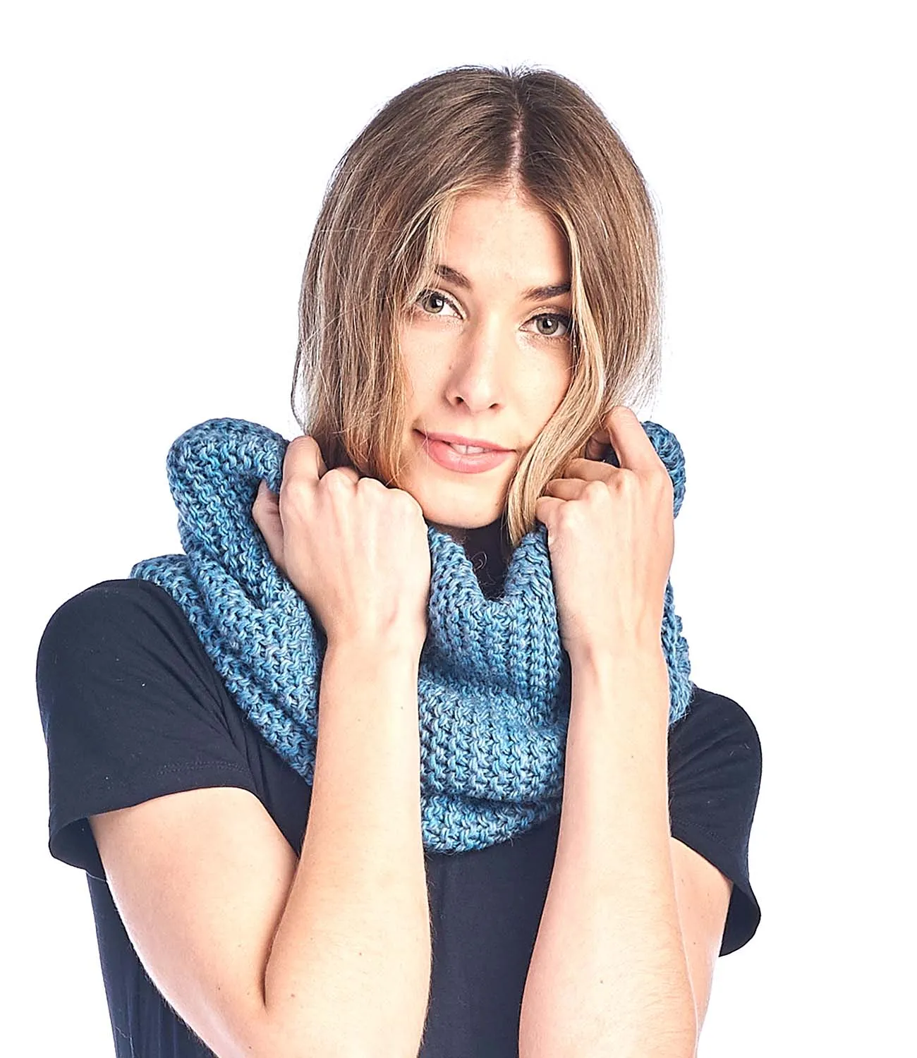 Alpaca Neck Warmer - Highland - Turquoise