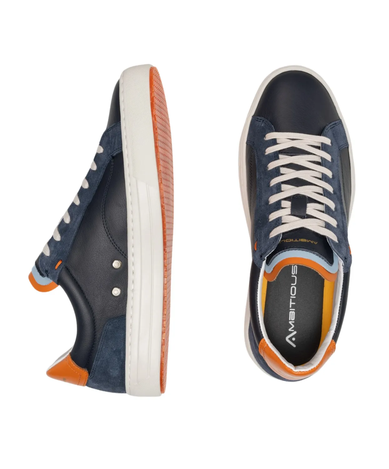 Ambitious Anopolis Lace Up Mens Sneaker Navy