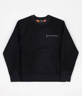 A.P.C. Louis Crewneck Sweatshirt - Dark Navy