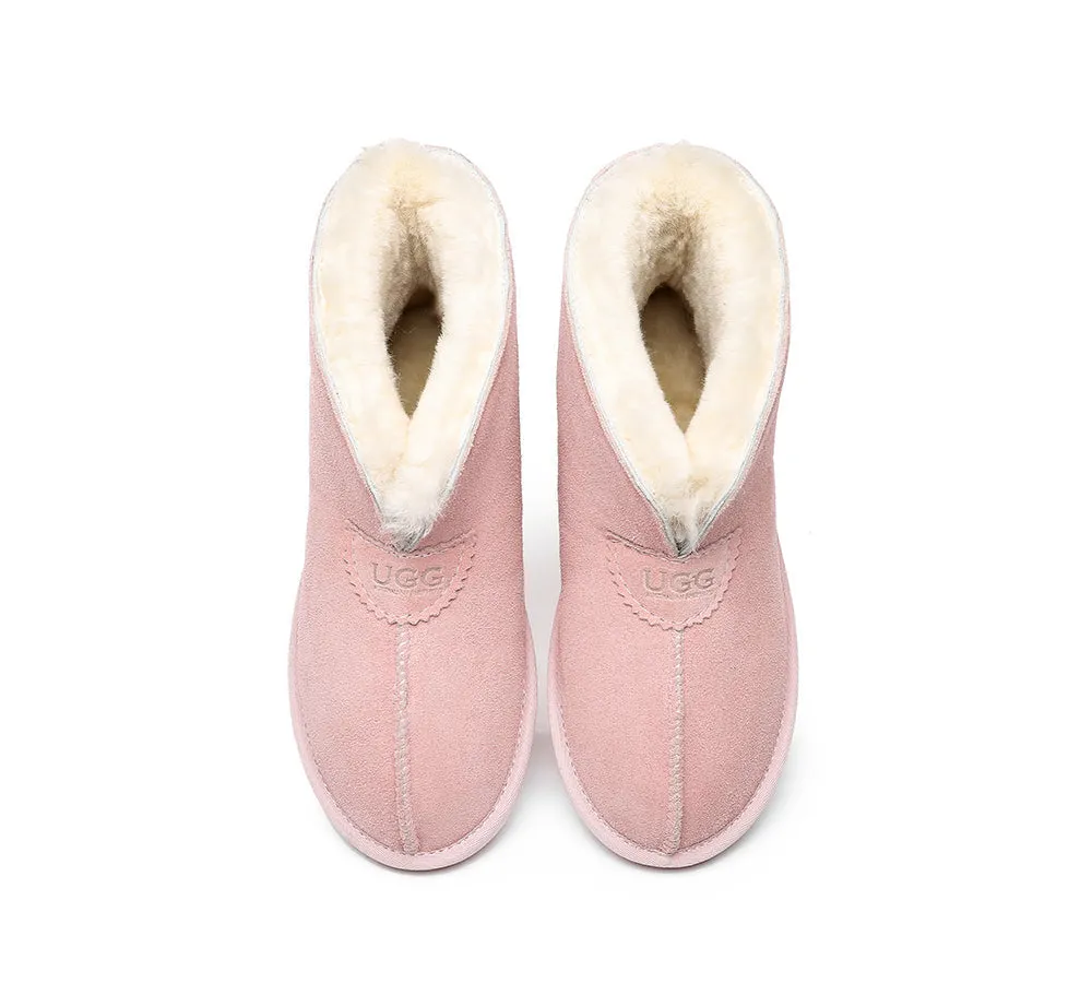 AUSTRALIAN SHEPHERD® UGG Sheepskin Wool Ankle Slippers Parker