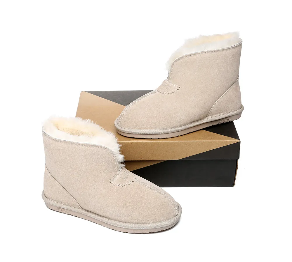 AUSTRALIAN SHEPHERD® UGG Sheepskin Wool Ankle Slippers Parker