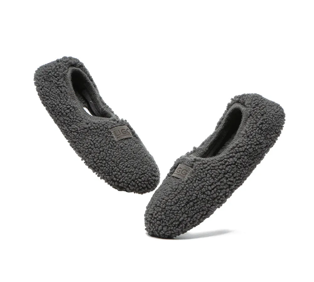 AUSTRALIAN SHEPHERD® UGG Women Curly Wool Slippers Lucina