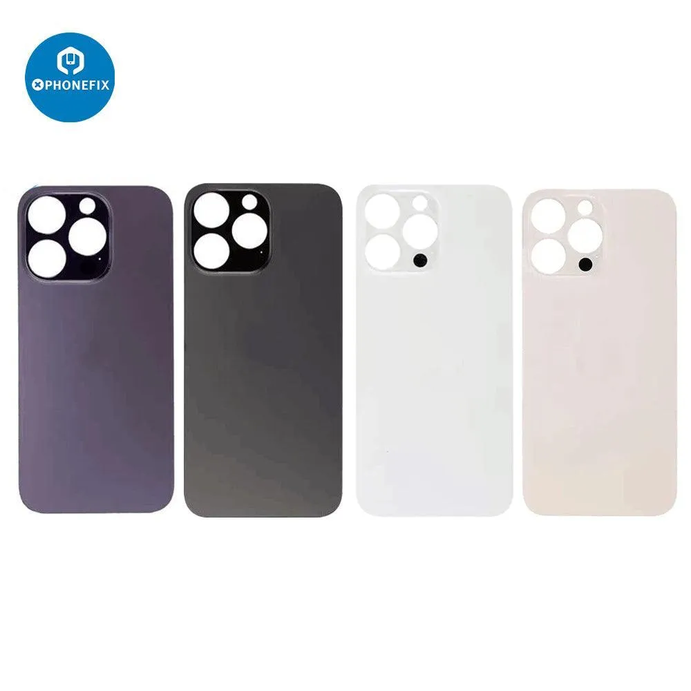 Back Glass Battery Cover Panel Replacement For iPhone 8-14 Series