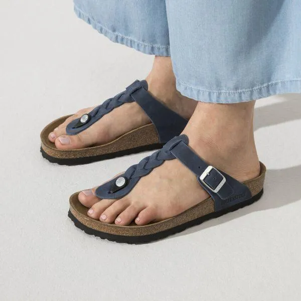 BIRKENSTOCK GIZEH BRAID NAVY