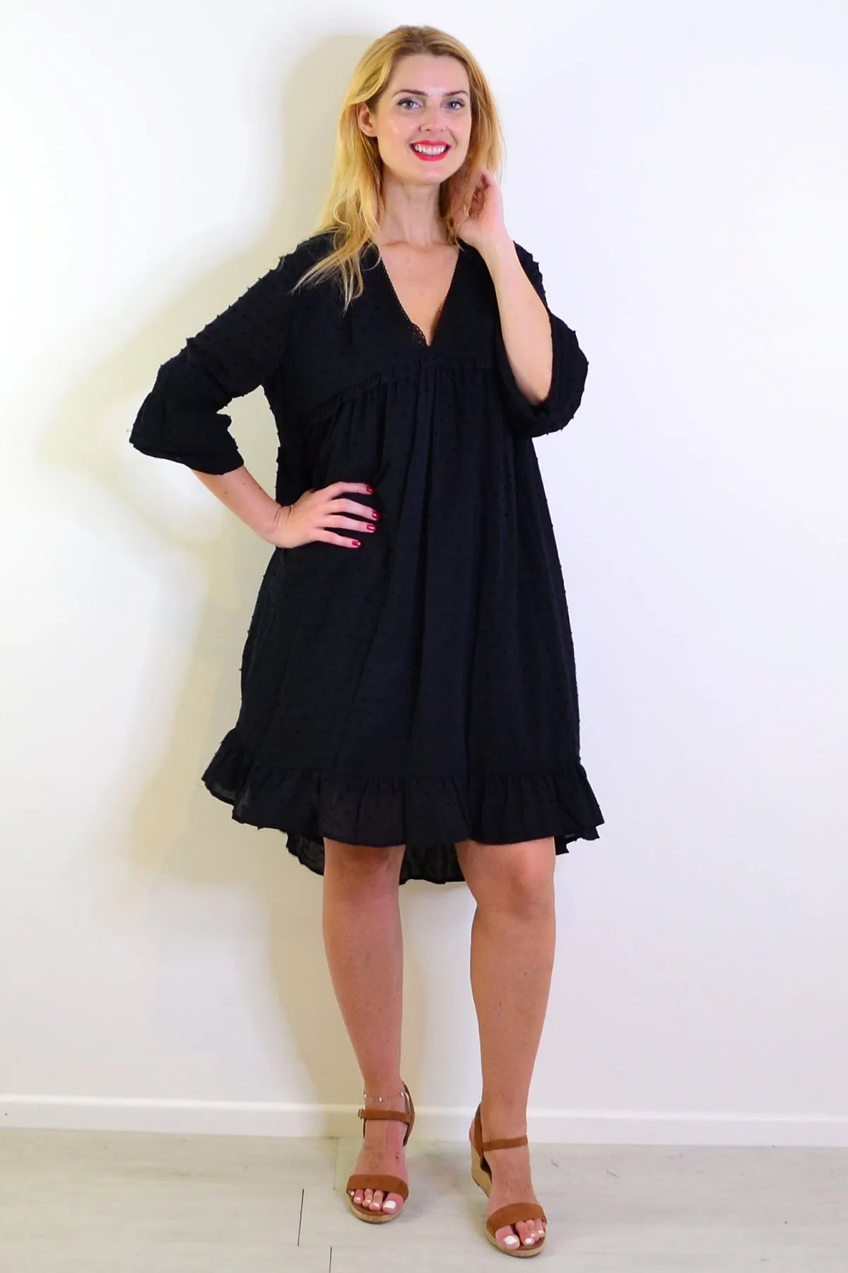 Black Bohemian Dress