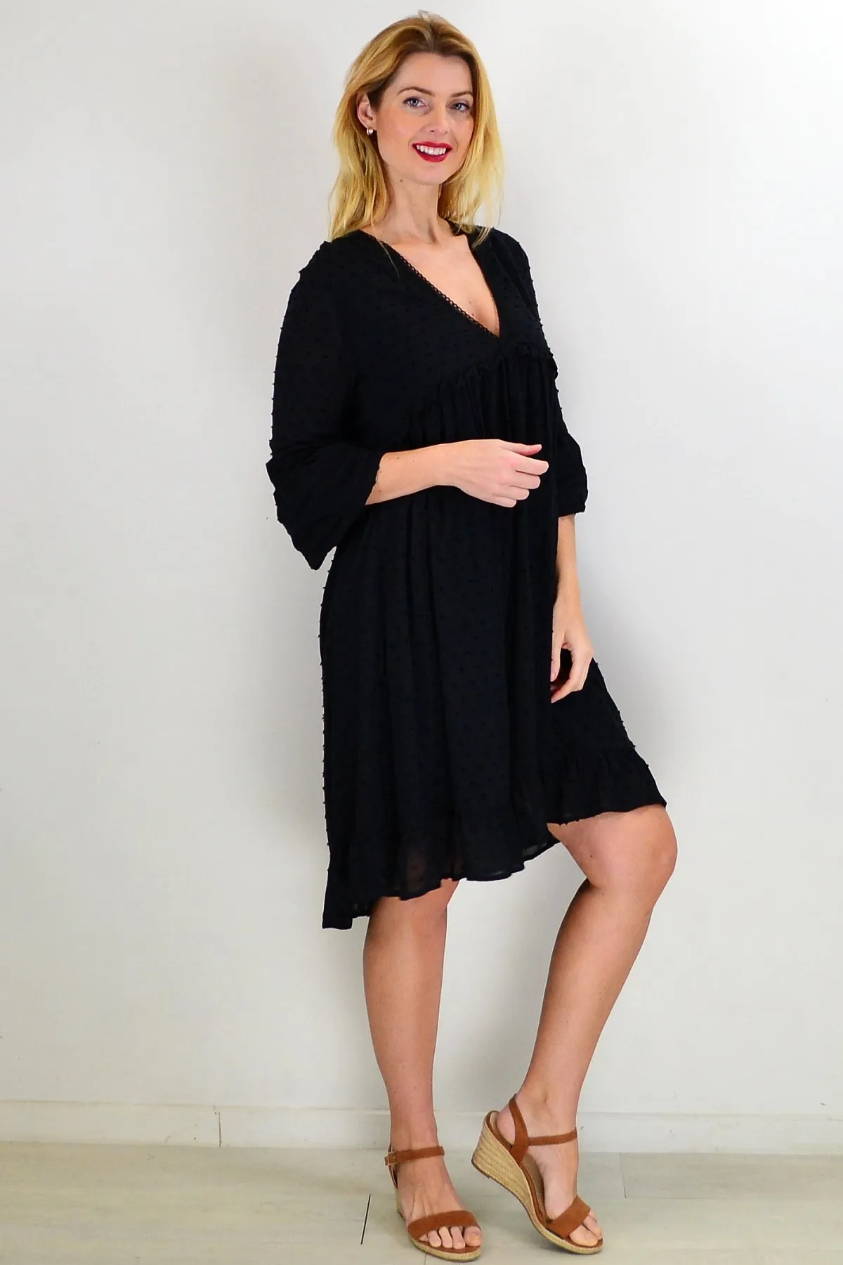 Black Bohemian Dress