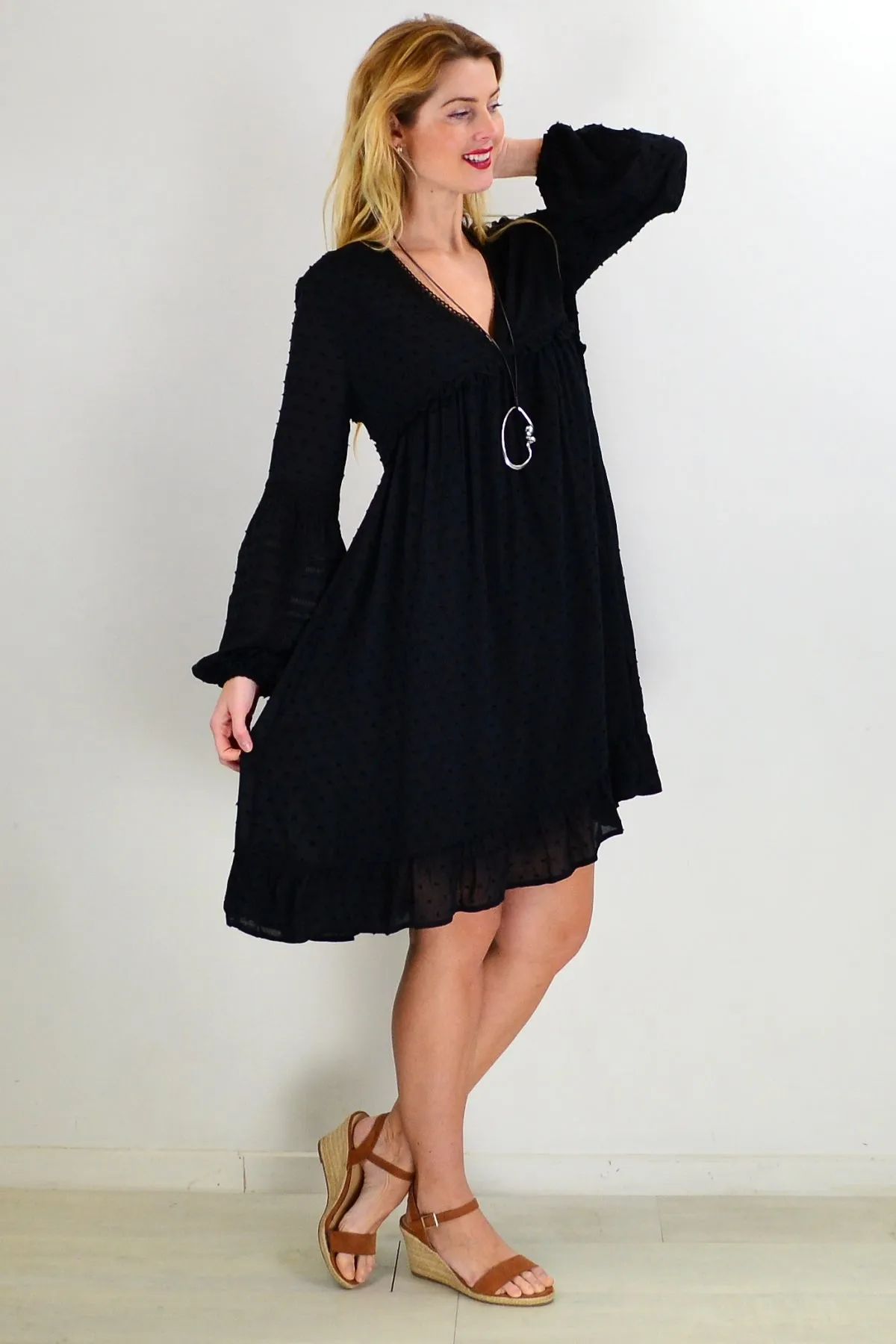 Black Bohemian Dress