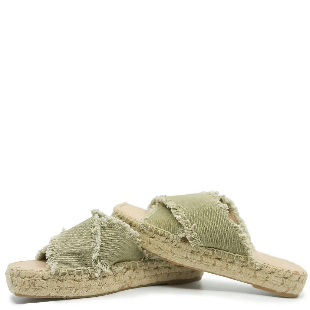 Blublonc Jean Espadrille Slide