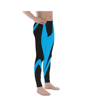 Blue Honeycomb Carbon Meggings