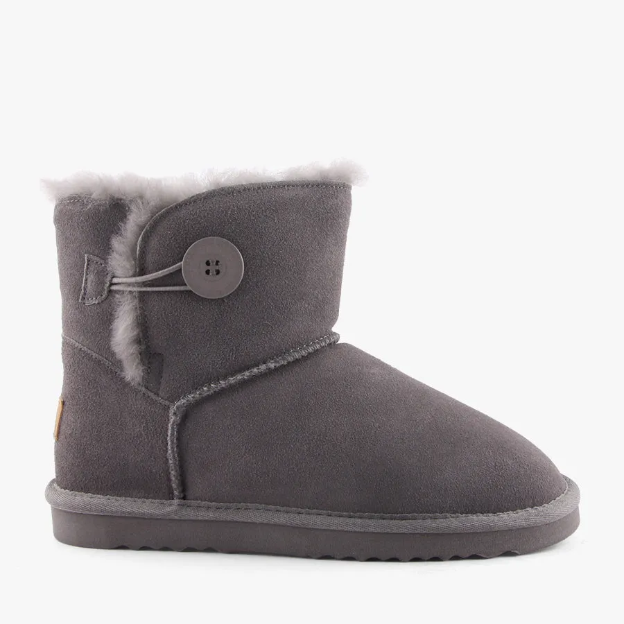 BUTTON UGG DARK GREY