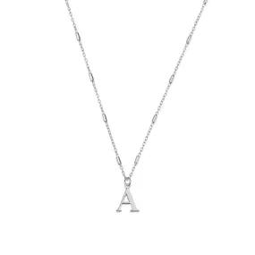 ChloBo Initial Pendant Necklace Sterling Silver