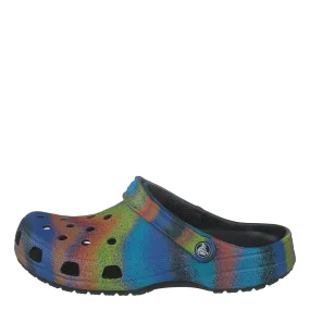 Classic Spray Dye Clog Black/multi