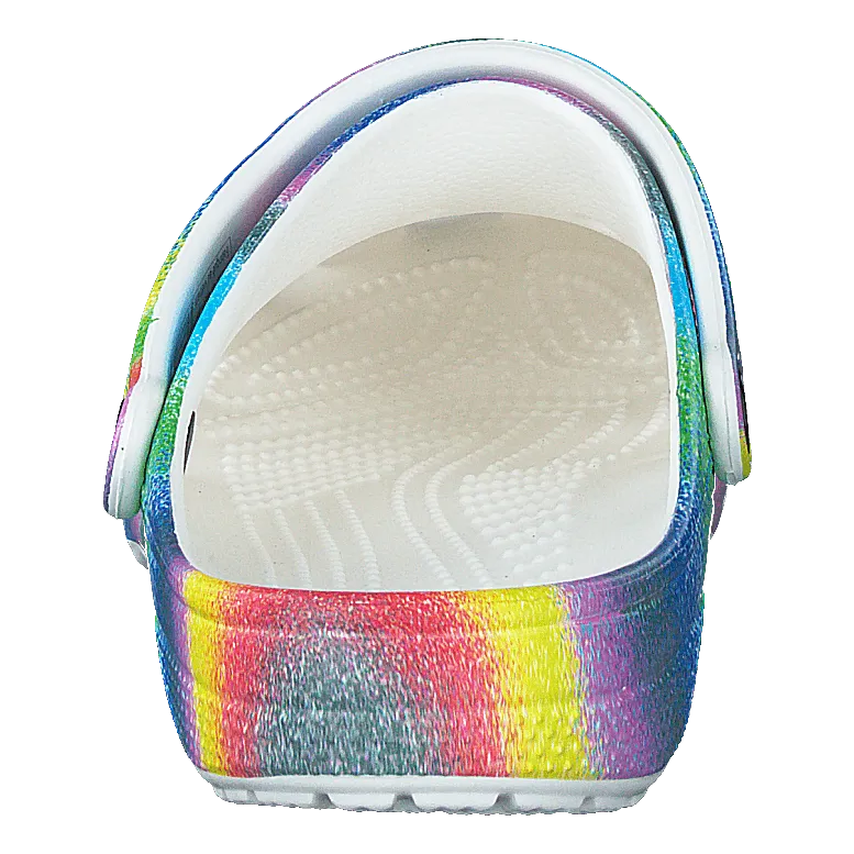 Classic Spray Dye Clog White/multi