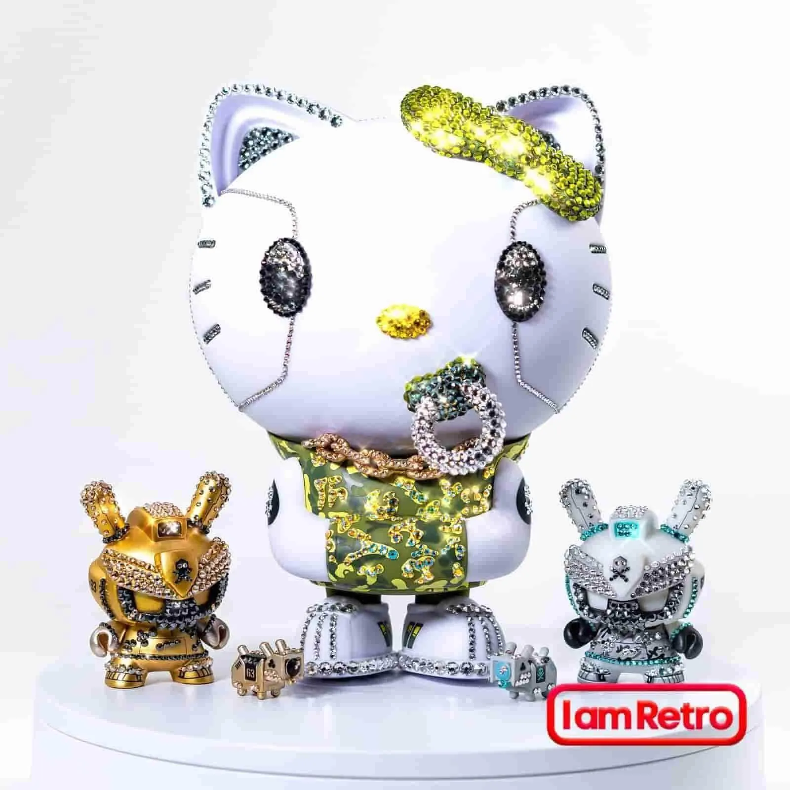 Crystal Gold Baby TEQ 63 Dunny by Quiccs Embellished with crystals from Swarovski®