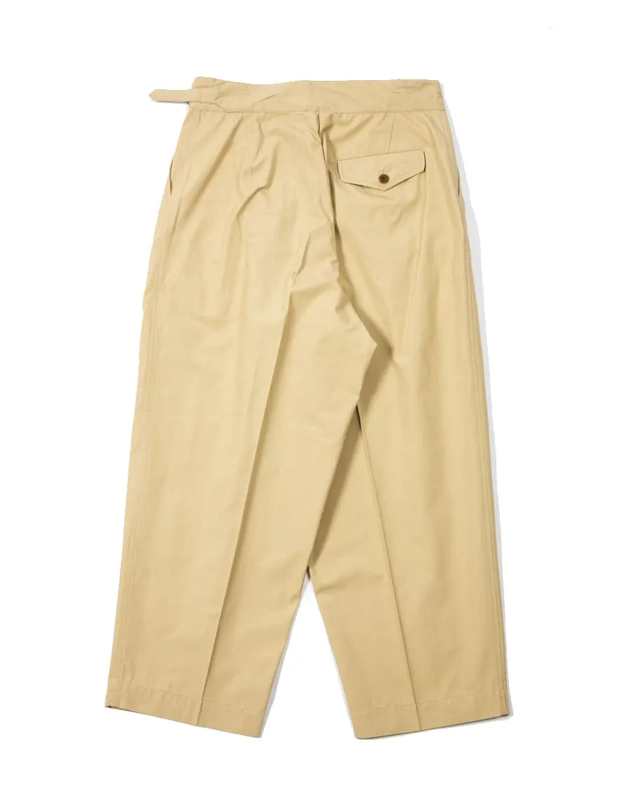 Double Pleats Relaxed Ripstop Pants