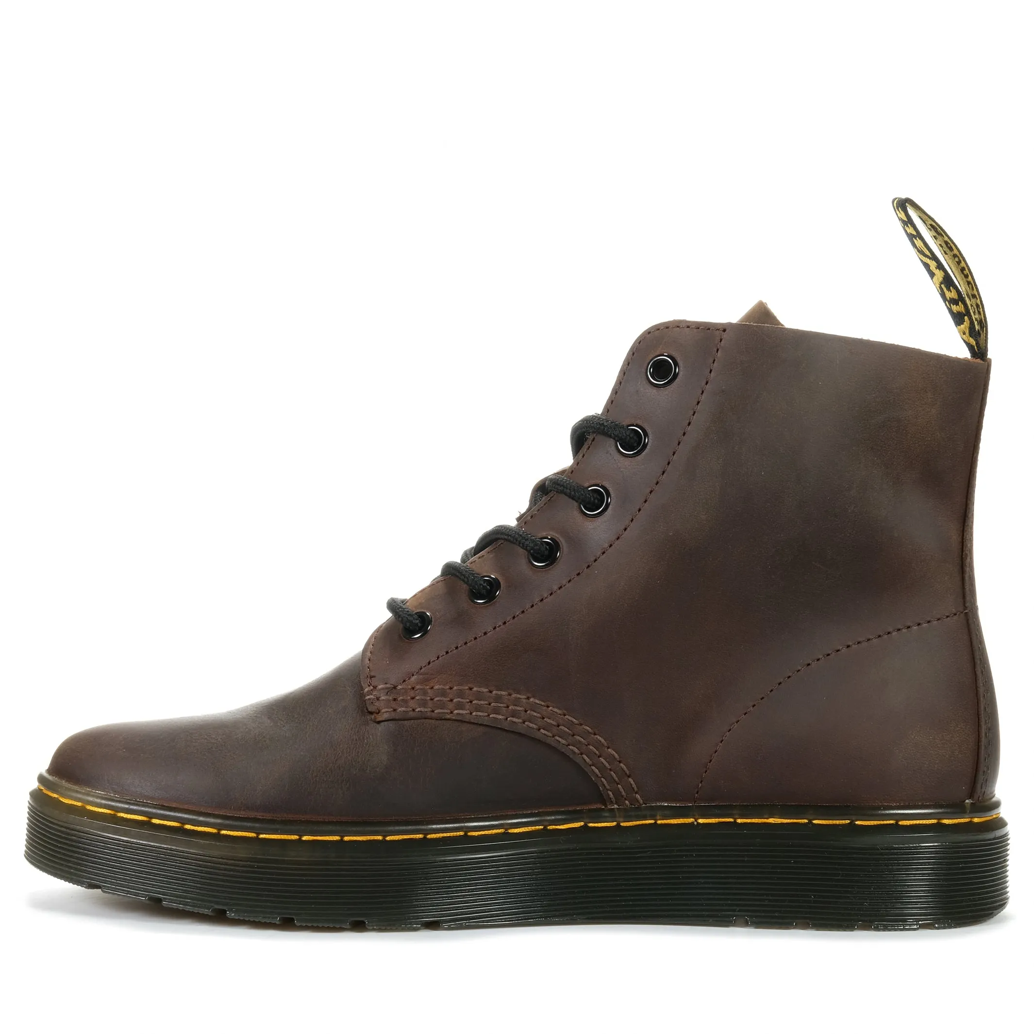 Dr Martens Thurston Chukka 6 Eye Dark Brown Crazy Horse