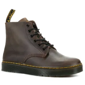 Dr Martens Thurston Chukka 6 Eye Dark Brown Crazy Horse