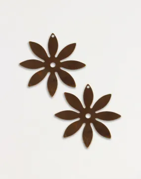 Eight Petal Cut Out, 34mm, (2pcs)