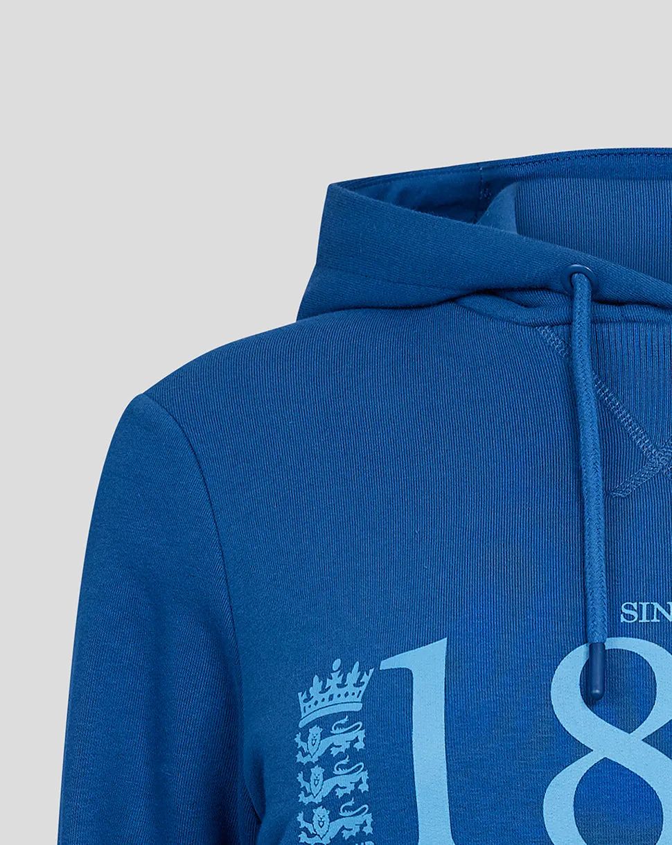 England Cricket Women's Contemporary Hoody - Navy