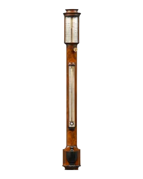 English Stick Barometer by Worthington of London