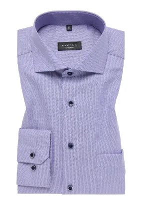 Eterna Textured Lavender Shirt Purple