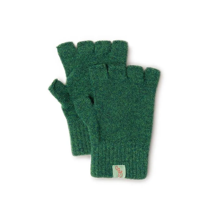 Fagins - Fingerless Gloves - Lambswool - Cossack Green