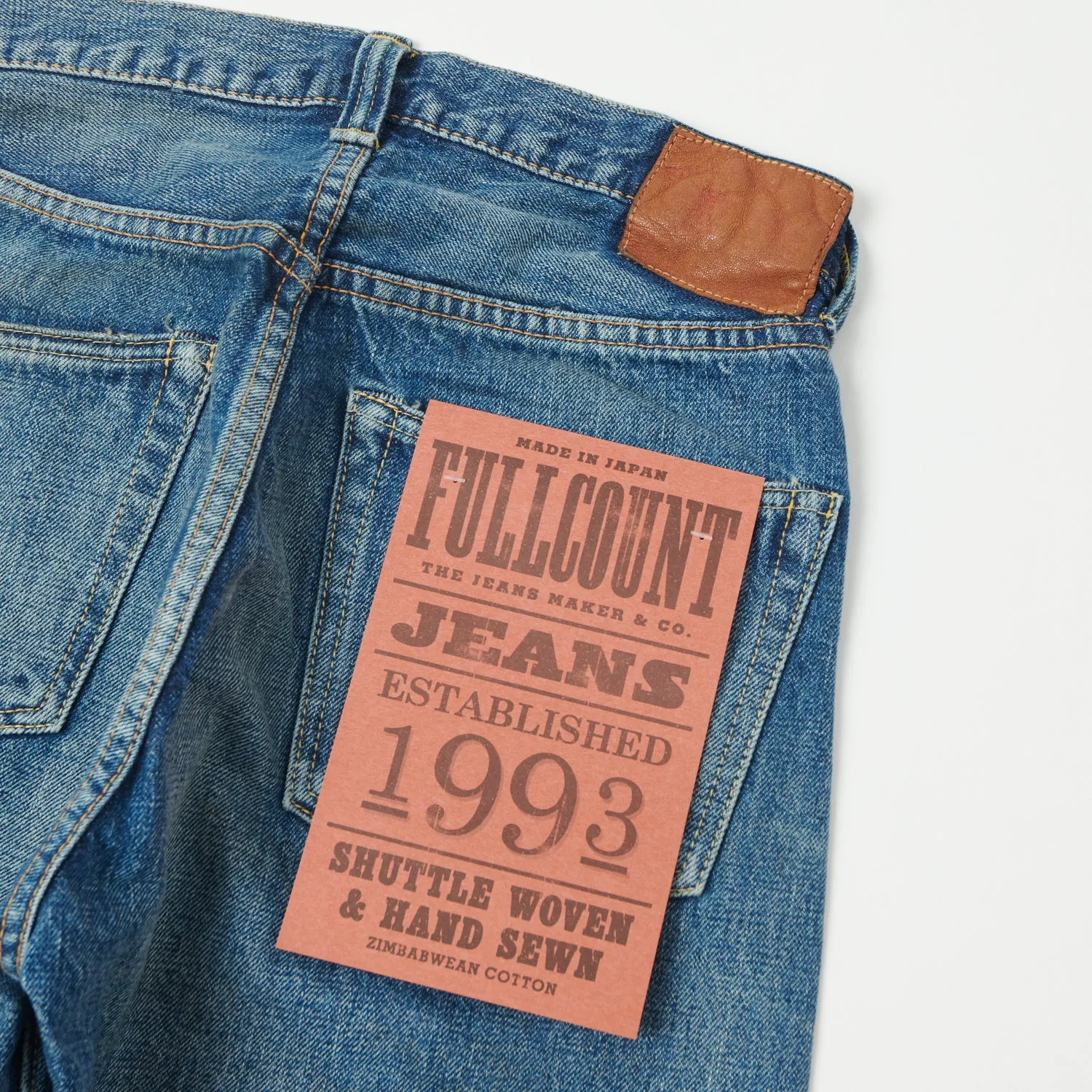 Full Count 1341-1101 13.7oz Loose Straight Jean - Dartford Wash