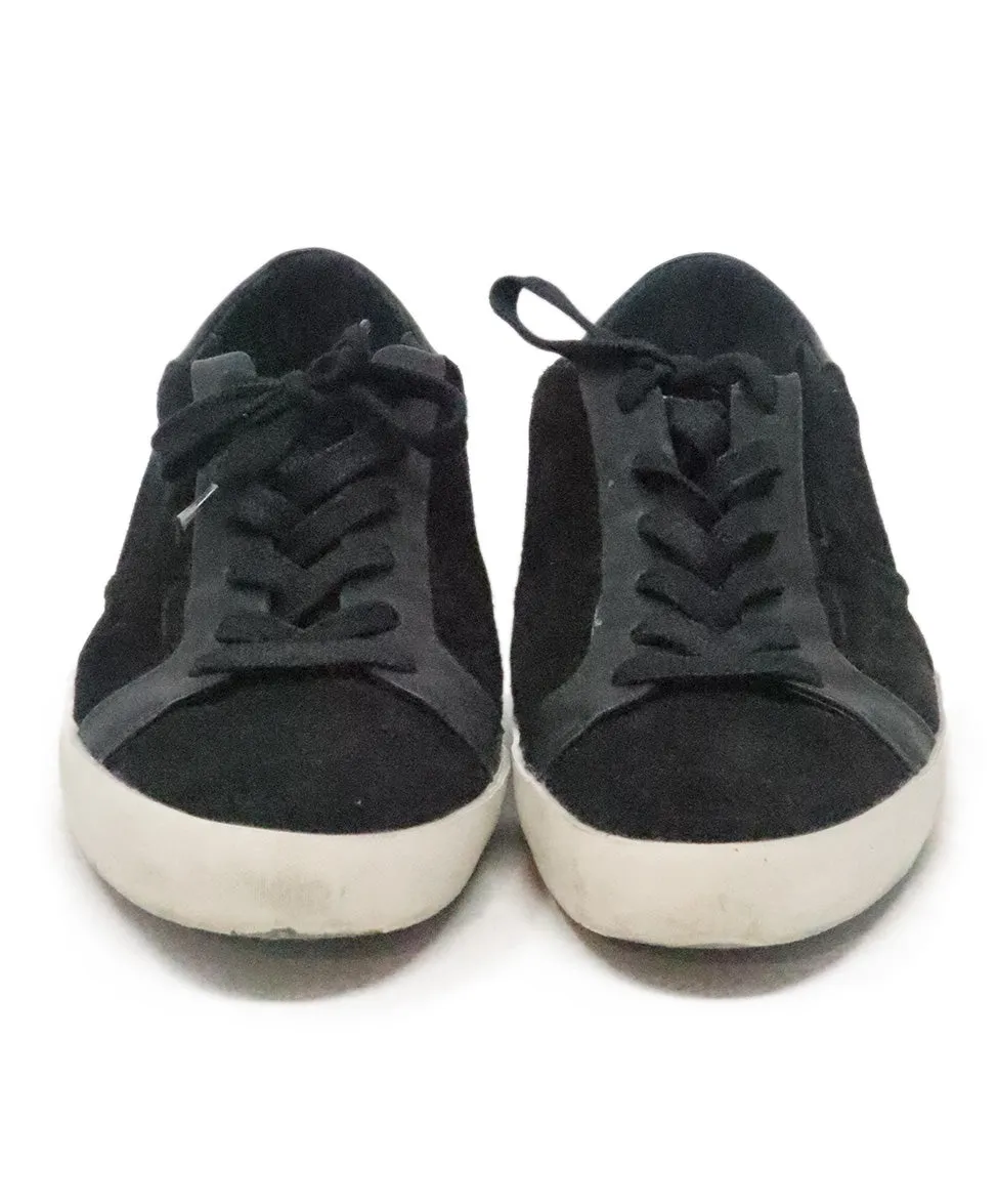 Golden Goose Black Suede Sneakers sz 8