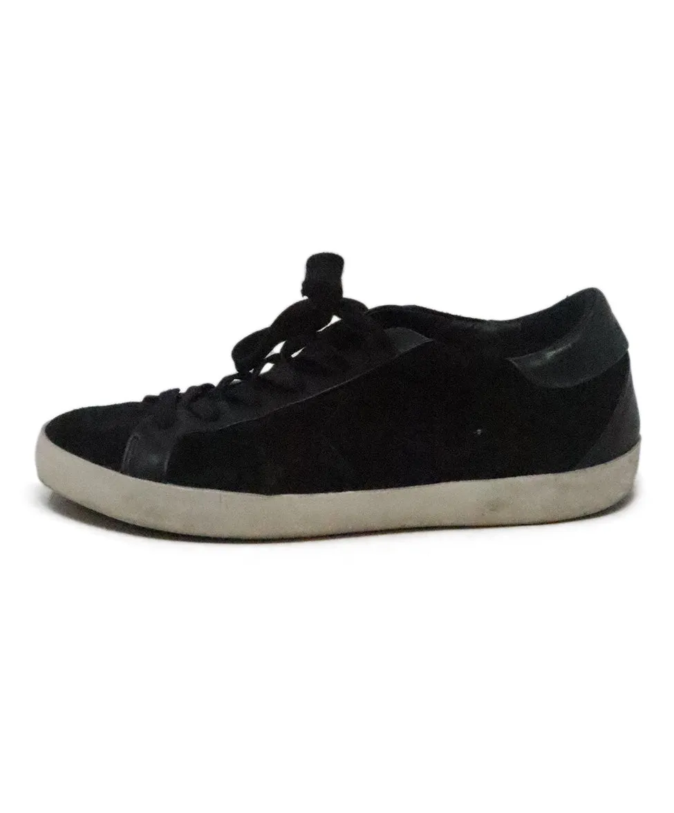 Golden Goose Black Suede Sneakers sz 8