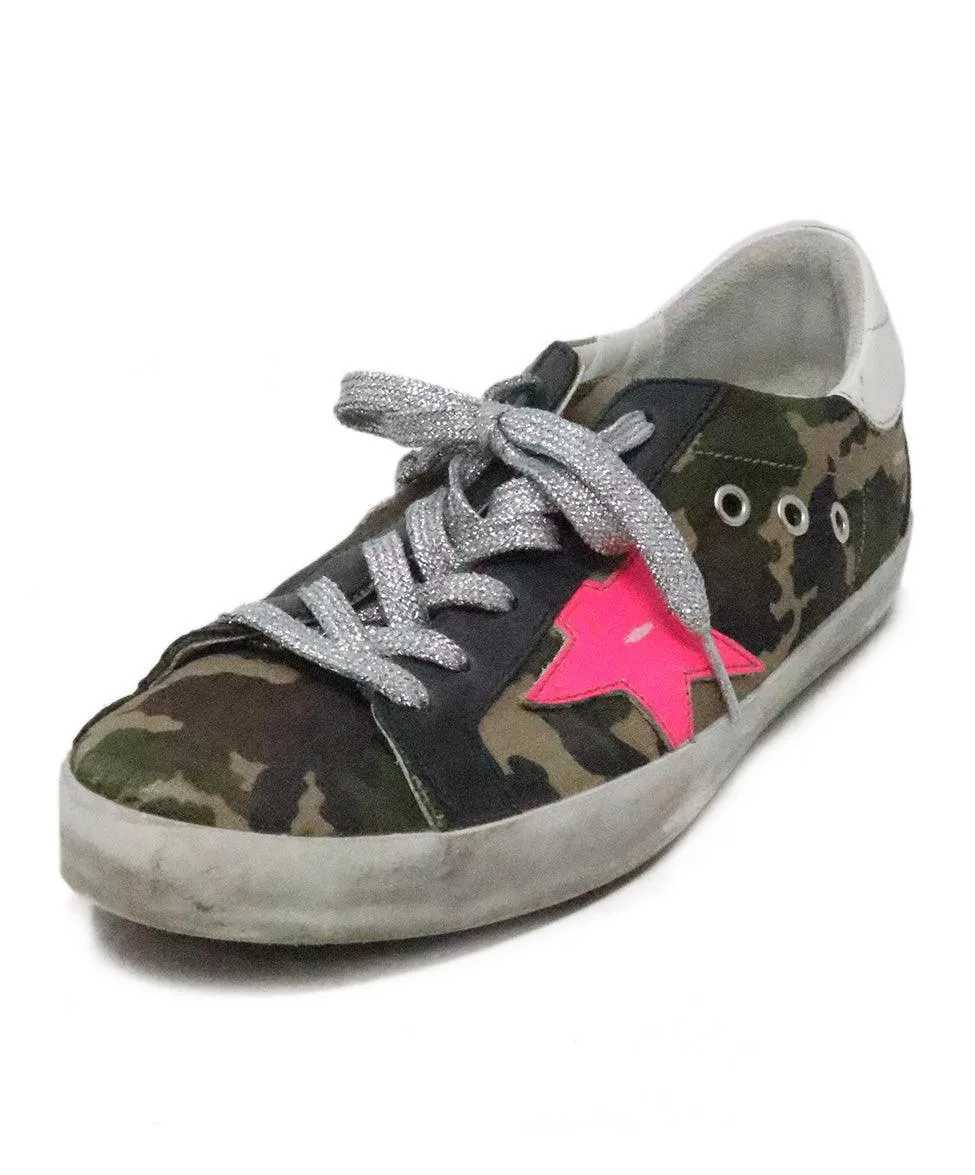 Golden Goose Camouflage Sneakers sz 10