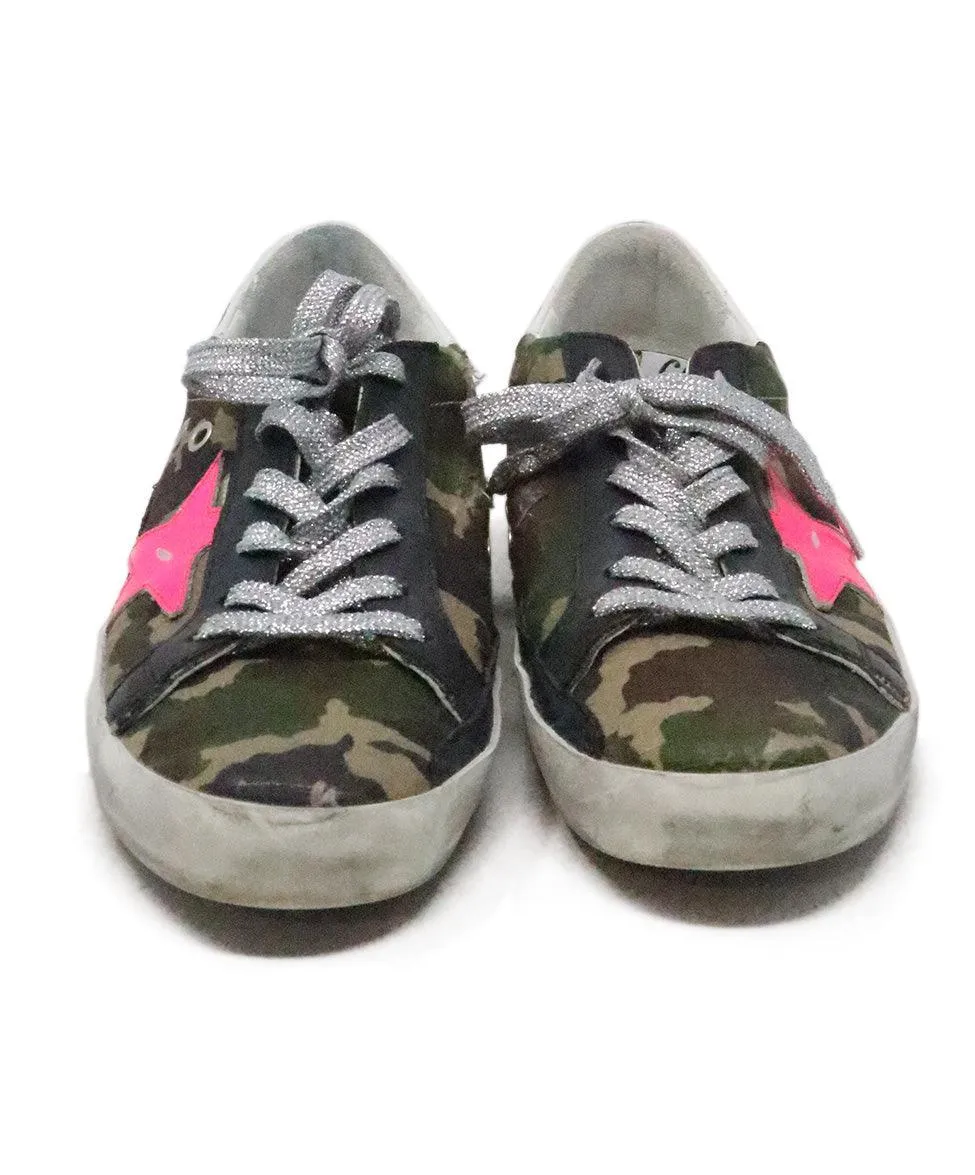 Golden Goose Camouflage Sneakers sz 10