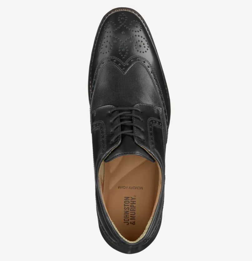 Johnston & Murphy 15-8165 Lewis Embossed Wingtip