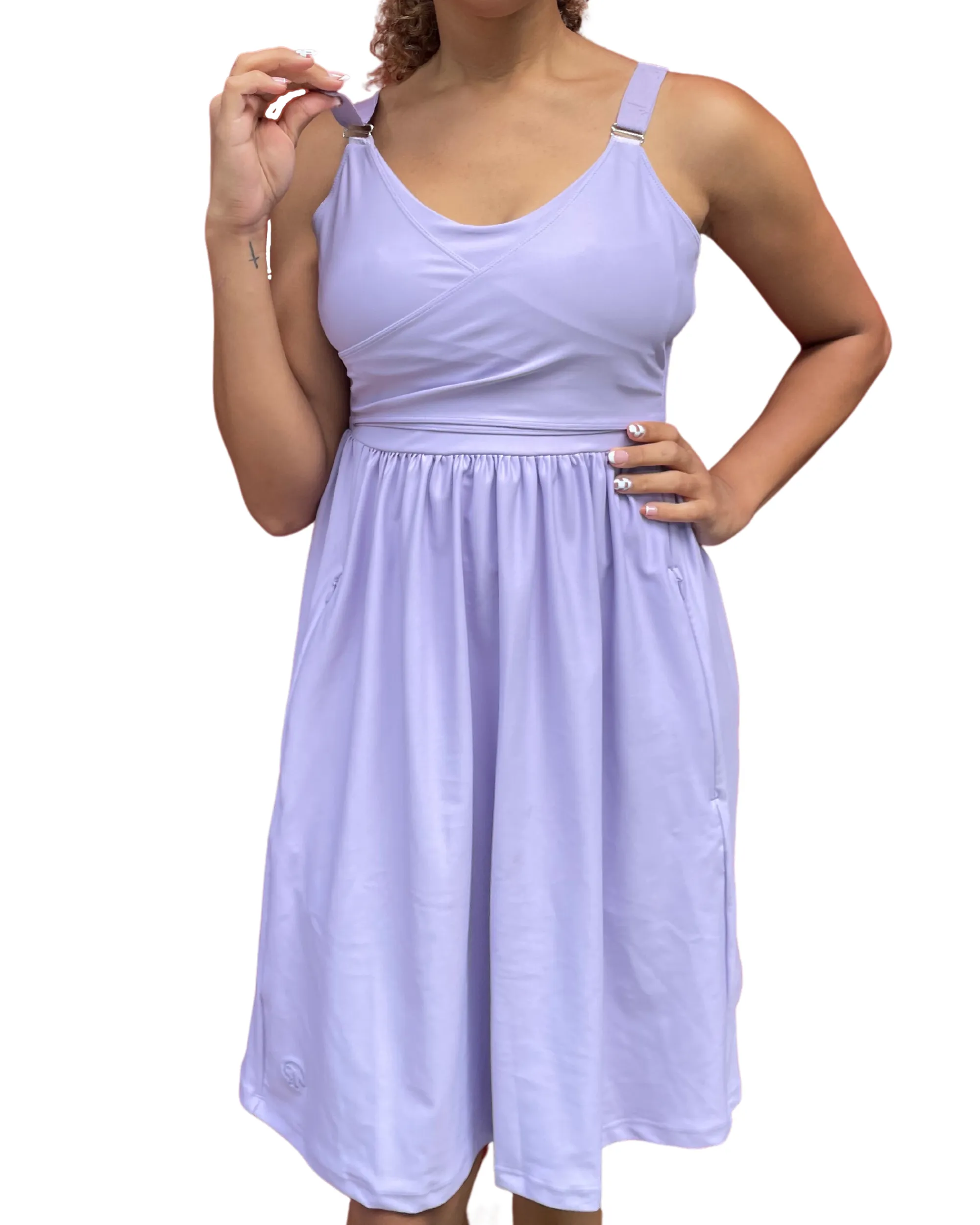 Journey Hands Free Pumping Lounge Dress | Lavender