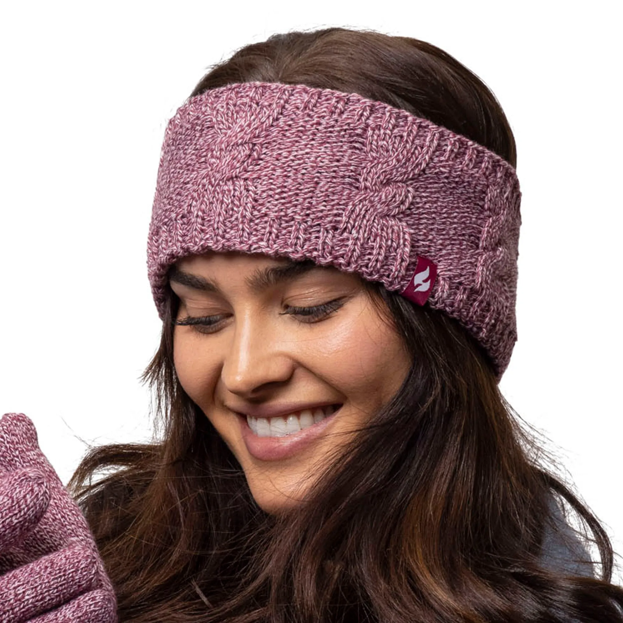 Ladies Alta Thermal Headband - Rose