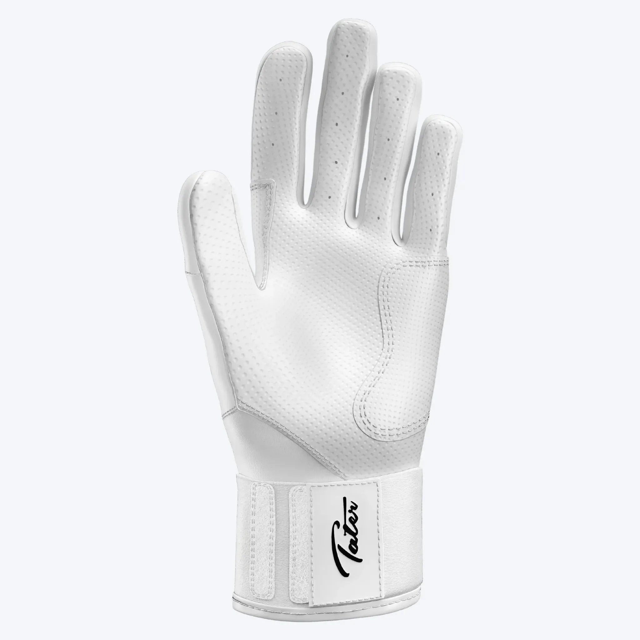 Long Cuff Batting Gloves | White