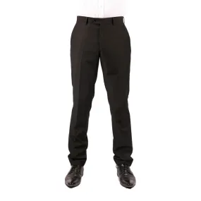 Mens Black Trousers Smart Casual Formal Work Office Wedding Prom Regular