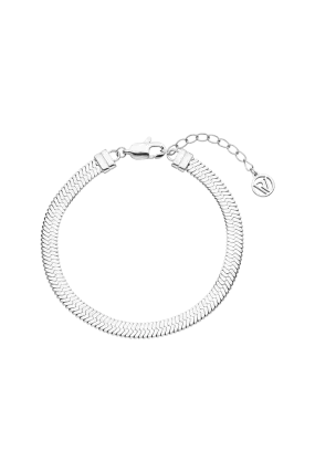 Molten Sleek Bracelet Silver