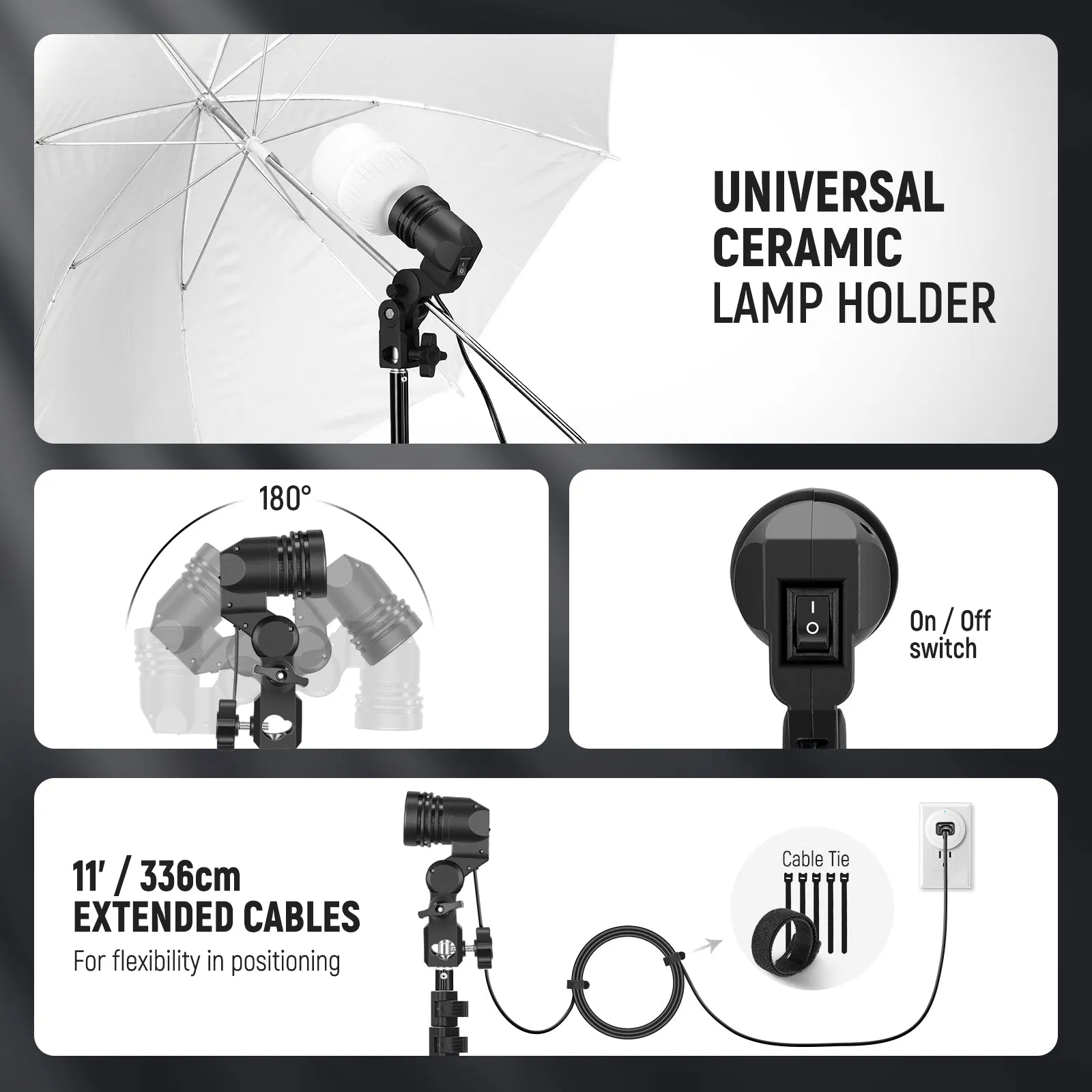 NEEWER NK500 600W Photography Lighting Kit