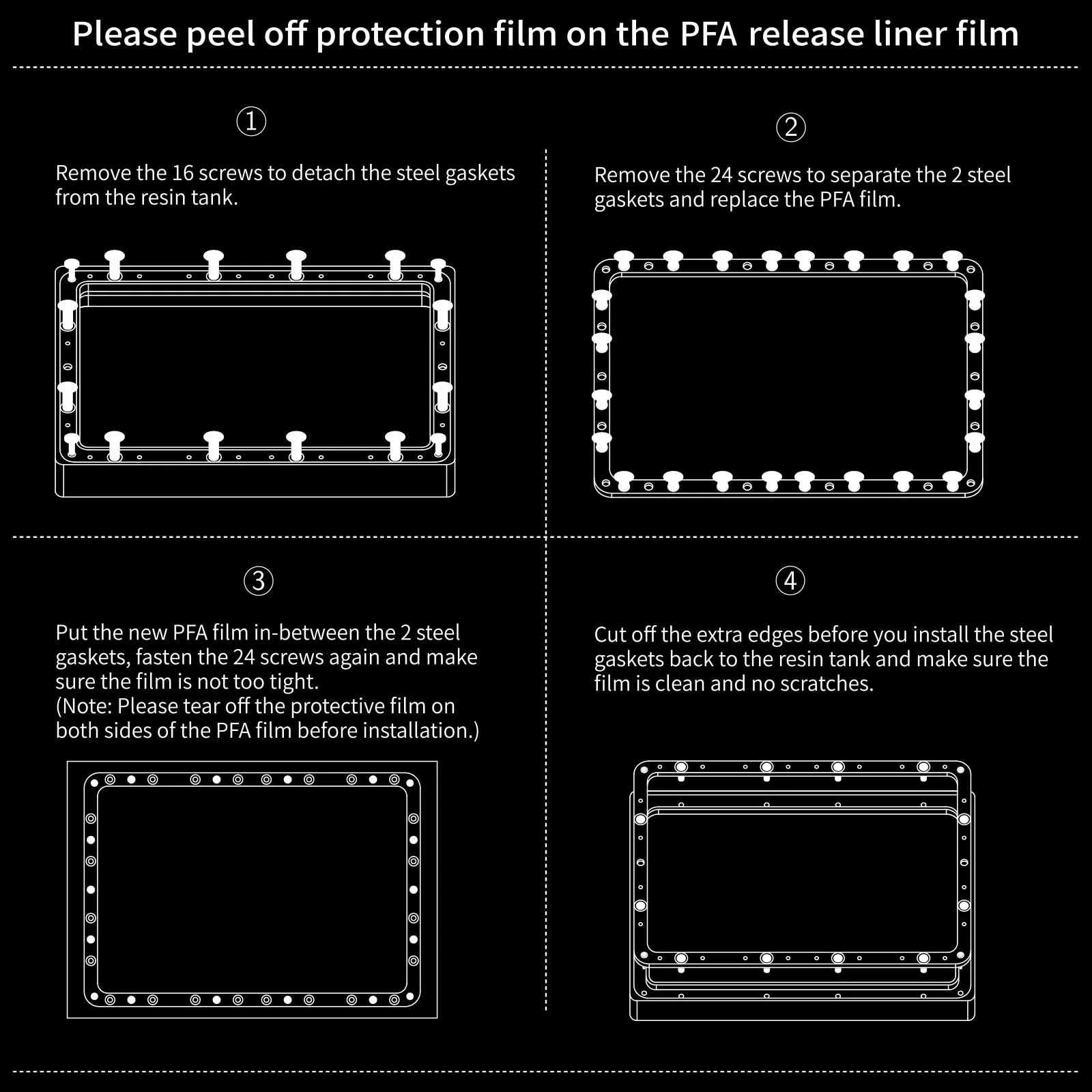 PFA Film for Saturn & Saturn S (5 Pcs)