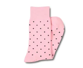 Pink with Black Dots Socks