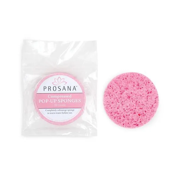 Prosana Compressed Pink Sponges 10 Pk.