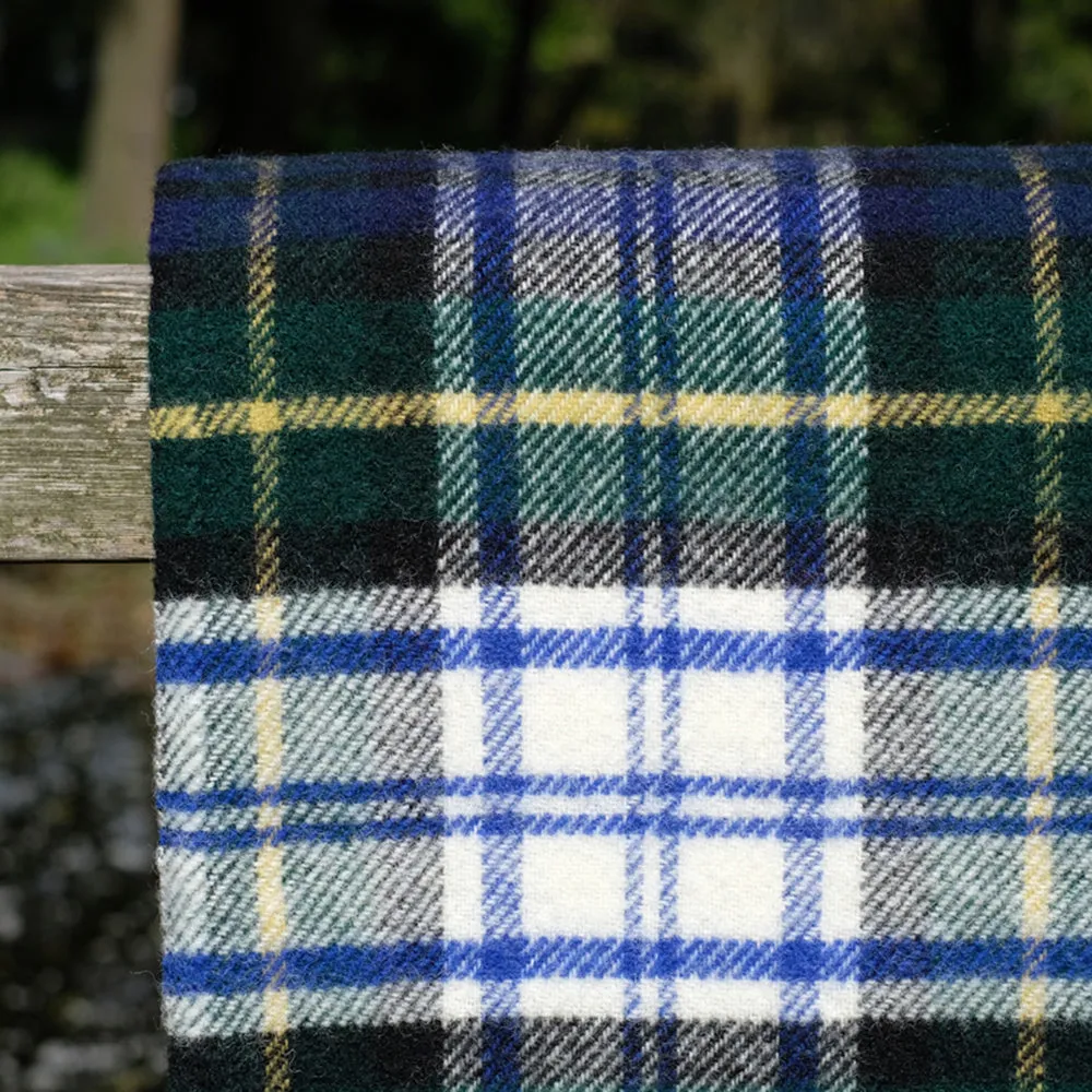 Pure Wool Blanket in Dress Gordon Tartan